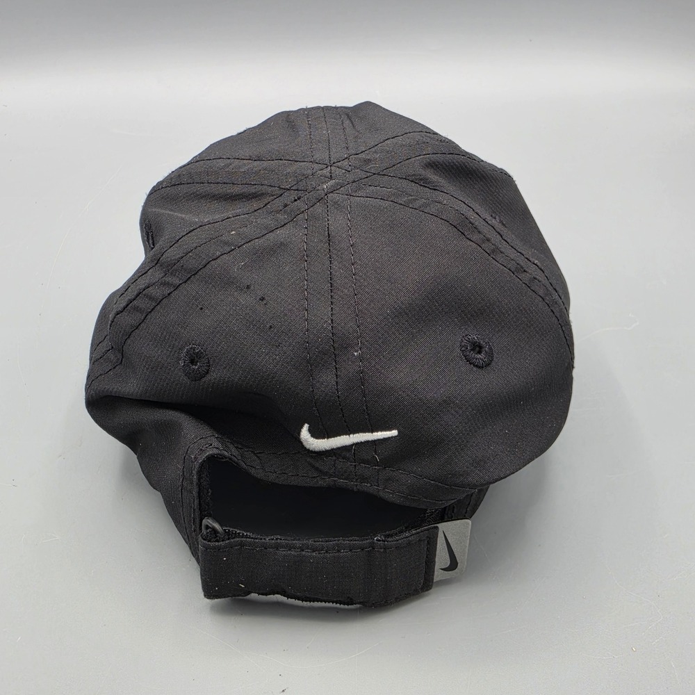 Nike Hat Infant OS Black Dri-FIT Swoosh Baseball Cap Adjustable Sport 2748-023 - Picture 3 of 6